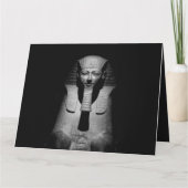 Zwart-wit farao koning kaart (Achterkant)