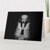 Zwart-wit farao koning kaart (Voorkant)