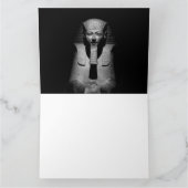 Zwart-wit farao koning kaart (Binnen)