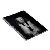 Zwart-wit farao koning notitieboek (Rechterzijde)