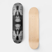 Zwart-wit farao koning persoonlijk skateboard (Voorkant)