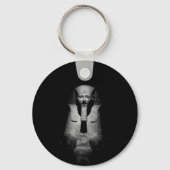 Zwart-wit farao koning sleutelhanger (Voorkant)