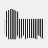 Zwart-wit Favor Doos Bedankdoosjes (Uitgevouwen)