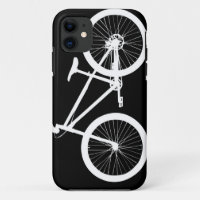 Zwart-wit fietsenwiel iPhone 5s Hoesje