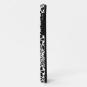 Zwart-wit filigraan Case-Mate iPhone case (Achterkant/links)