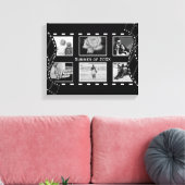 Zwart-wit Film Reel Custom Foto Canvas Afdruk (Insitu (Woonkamer))