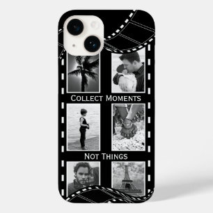Zwart-wit Film Reel Custom Foto Case-Mate iPhone 14 Hoesje