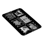 Zwart-wit Film Reel Custom Foto Magneet (Rechterzijde)