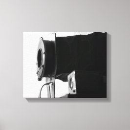 Zwart & Wit  Filmcamera Bellows 11x14 Canvas Afdruk