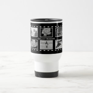 Zwart-wit Filmrol Custom Foto Reisbeker