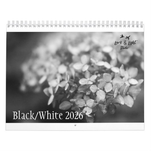 Zwart-wit Fine Art Fotografie Kalender 2026 (Hoes)