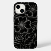 Zwart-wit flessenpatroon Case-Mate iPhone case (Achterkant)