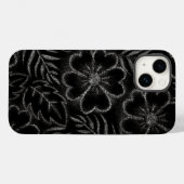Zwart-wit flessenpatroon Case-Mate iPhone case (Achterkant (horizontaal))