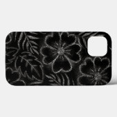 Zwart-wit flessenpatroon Case-Mate iPhone case (Achterkant (horizontaal))