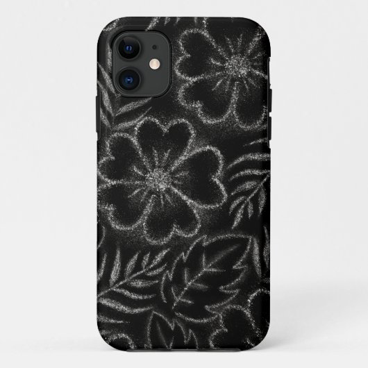 Zwart-wit flessenpatroon Case-Mate iPhone case (Achterkant)