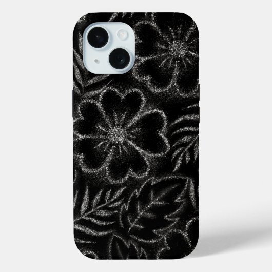 Zwart-wit flessenpatroon Case-Mate iPhone case (Achterkant)