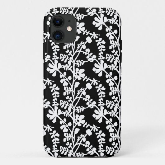 Zwart-wit flesvormig patroon Case-Mate iPhone case (Achterkant)