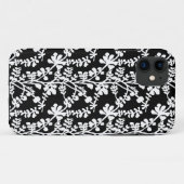 Zwart-wit flesvormig patroon Case-Mate iPhone case (Achterkant (horizontaal))