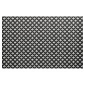 Zwart Wit Fleur-de-lis Textiel Stof (Yard (91,4 cm))
