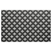 Zwart Wit Fleur-de-lis Textiel Stof (Fat Quarter)