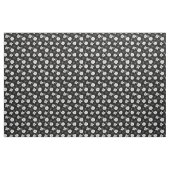 Zwart-wit Floral Patroon Stof (Yard (91,4 cm))