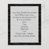 Zwart/wit Flyer (Achterkant)