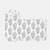 Zwart Wit Folie Trouw Favoriet Bedankt Bedankdoosjes (Uitgevouwen)