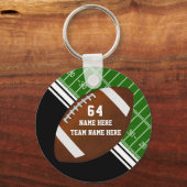 Zwart-wit Football bevordert ideeën elke keer Sleutelhanger (Voorkant)