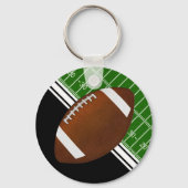 Zwart-wit Football bevordert ideeën elke keer Sleutelhanger (Achterkant)