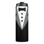 Zwart Wit Formal Tuxedo Wedding Thermosbeker (Voorkant)