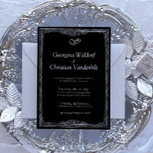 Zwart-wit Formele Eenvoudige Minimalistische Bruil