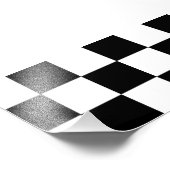 Zwart-wit foto Afstuderen Signature Poster (Hoek)