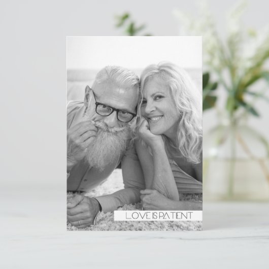 Zwart-wit foto alle trouwjubilées (Staand voorkant)