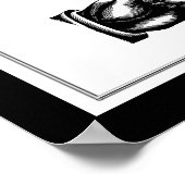 Zwart-wit foto-Booth-teken Poster (Hoek)