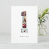 Zwart-wit foto-collage nummer 1 kaart (Staand voorkant)