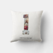 Zwart-wit foto-collage nummer 1 kussen (Achterkant)