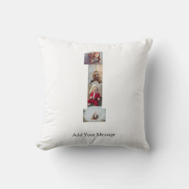 Zwart-wit foto-collage nummer 1 kussen