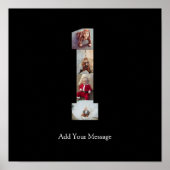 Zwart-wit foto-collage nummer 1 poster (Voorkant)