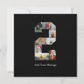 Zwart-wit foto-collage nummer 2 aankondiging (Voorkant)