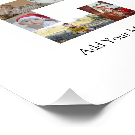 Zwart-wit foto-collage nummer 2 foto afdruk (Hoek)