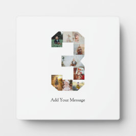 Zwart-wit foto-collage nummer 3 fotoplaat