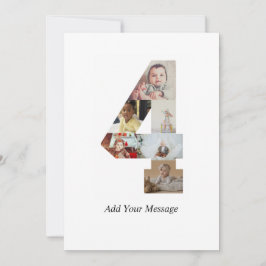 Zwart-wit foto-collage nummer 4 aankondiging