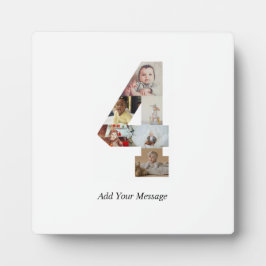 Zwart-wit foto-collage nummer 4 fotoplaat