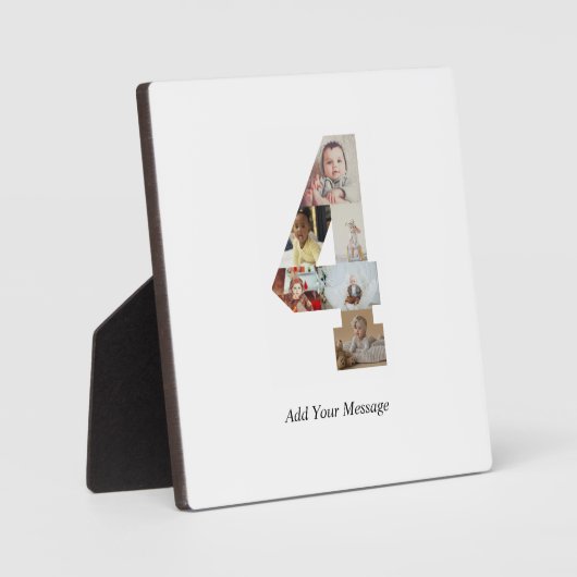 Zwart-wit foto-collage nummer 4 fotoplaat (Voorkant)