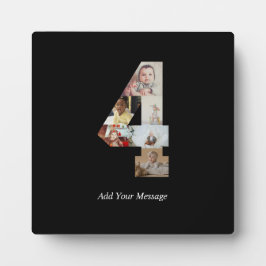 Zwart-wit foto-collage nummer 4 fotoplaat