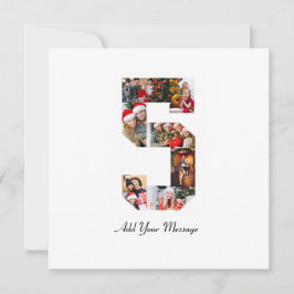 Zwart-wit foto-collage nummer 5 aankondiging