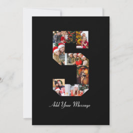 Zwart-wit foto-collage nummer 5 kaart