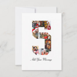 Zwart-wit foto-collage nummer 5 kaart