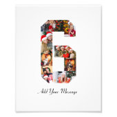 Zwart-wit foto collage nummer 6 afdruk (Voorkant)