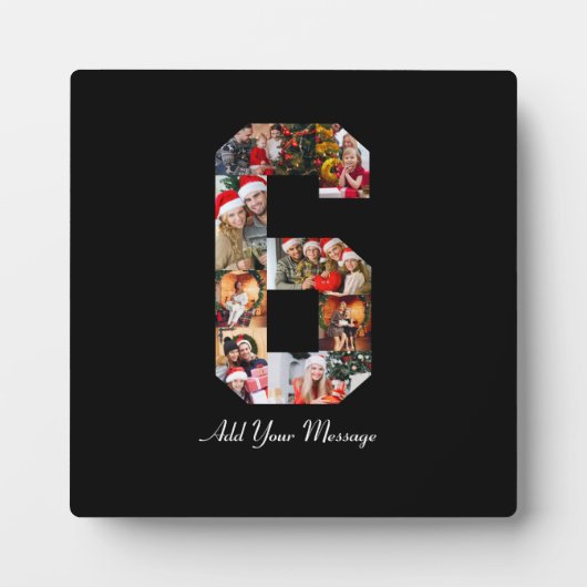 Zwart-wit foto-collage nummer 6 fotoplaat (Voorkant)